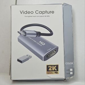 HD Video Capture USB Hub - Silver